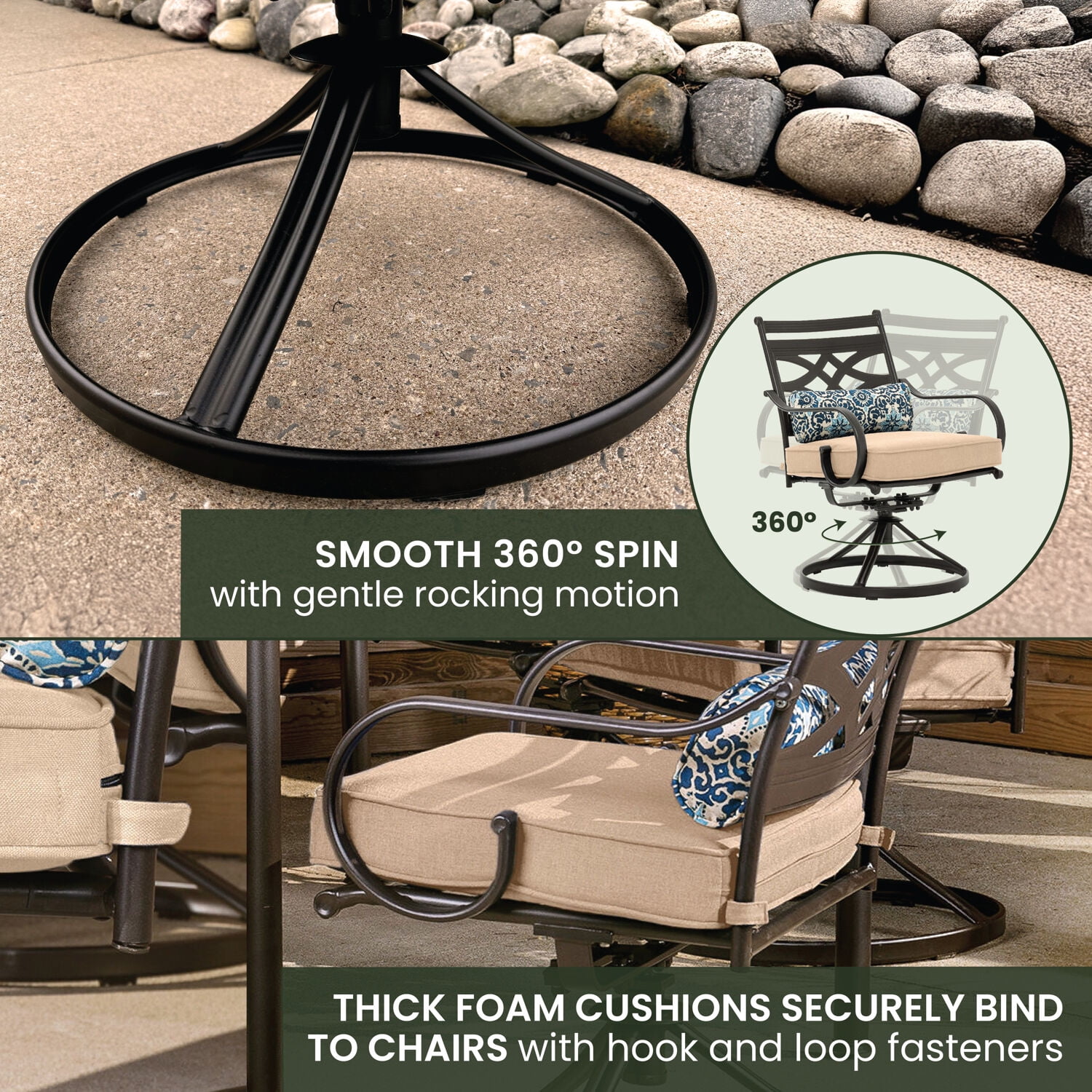 Hanover Montclair 5-Piece Patio Dining Set