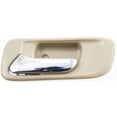 thumbnail image 3 of Front and Rear Interior Door Handles Beige bezel with chrome lever Front Driver and Passenger Side With door lock hole for 1998-2002 Honda Accord DX, 3 of 4