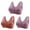 Coffee, variant on BVOFAR Daisy Bras for Older Women No Underwire Front Closure Bra Plus Size Full Coverage Bras Soft Cotton Everyday Bra 3 Pcs