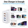 thumbnail image 3 of Bloque de carga TT&C USB C de 40 W con 4 puertos para iPhone Galaxy, paquete de 2, 3 of 7