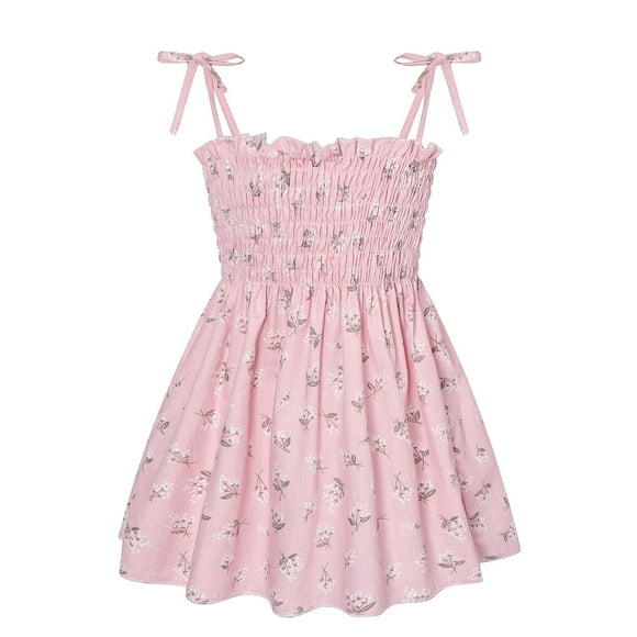 Girls Summer Clothes A-Line Flowy Dress Sundresses Toddler Girl Dress 1-2 Years
