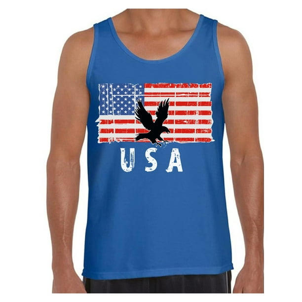 Awkward Styles Awkward Styles Eagle Usa Men Tank Top One Nation Usa Patriotic Shirt For Men Free To Be Me American Flag Men Tank Proud American Pro America Top For Men