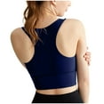 thumbnail image 5 of Jsaierl Womens Sports Bras No Wire Yoga Fitness T-shirt Bra Cotton Padded Bralettes Stretch High Support Sports Bras, 5 of 7