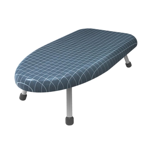 Una tabla de planchar. Es fácil de guardar, compacta y portátil, resistente al calor, Azul estándar