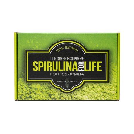 Spirulina For Life 30 Day Supply of Live Frozen Spirulina Superfood