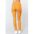 thumbnail image 2 of Saronite Pantalons Ponte Taille Haute, Moutarde Foncée (Femmes), 2 of 4