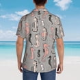thumbnail image 5 of Ethnic Tribe Arrows Mens Hawaiian Shirt Short Sleeve Casual Button Up Tropical Summer Beach Shirt, 5 of 9