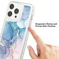 thumbnail image 6 of for iPhone 14 Plus Case, Luxury Marble Pattern Clear Shockproof Protective Lightweight Transparent Back Soft TPU Ultra Slim Thin Phone Case Cover Girls Women for iPhone 14 Plus, N, 6 of 11