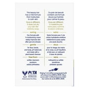 Dove Beauty Bar Womens Bath Soap Anti-Stress Blue Chamomile & Oat Milk, 3.75 oz 4 Count