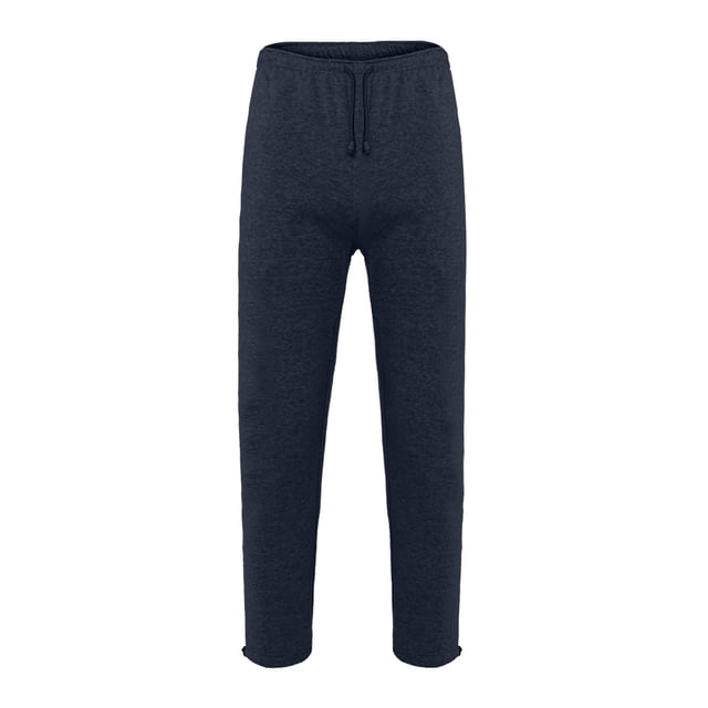 Men's Rope Loosening Waist Foam Slip Solid Color Pocket Trousers Stitched Crease Pants Loose Sports Trousers