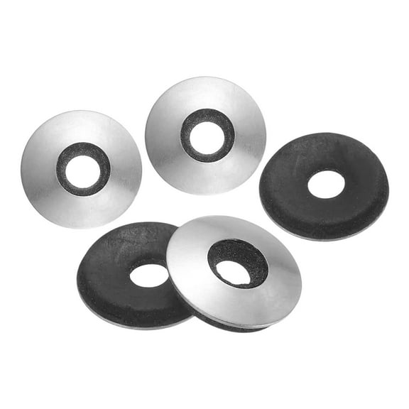 200Pack #10 x 1/2" Sealing Washers, 304 Stainless Steel  EPDM Bonded Neoprene Rubber Washers for Screws Bolts, Silver&Black
