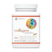 Youtheory Collagen Powder - Hydrolyzed Collagen Peptides with Vitamin C - Supports Healthy Bones, Joints & Immune System* - Vanilla - 10 oz (12 Servings)