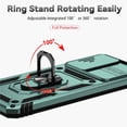 thumbnail image 2 of Estuche GANGXUN para Xiaomi Redmi Note 11 4G, soporte giratorio 360°, estilo mecánico y magnético, 2 of 5