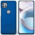 thumbnail image 2 of Nakedcellphone Étui avec Support Compatible avec Motorola One 5G Ace, [Bleu Cobalt] Étui Rigide Mince avec Support pour Moto XT2113, 2 of 7