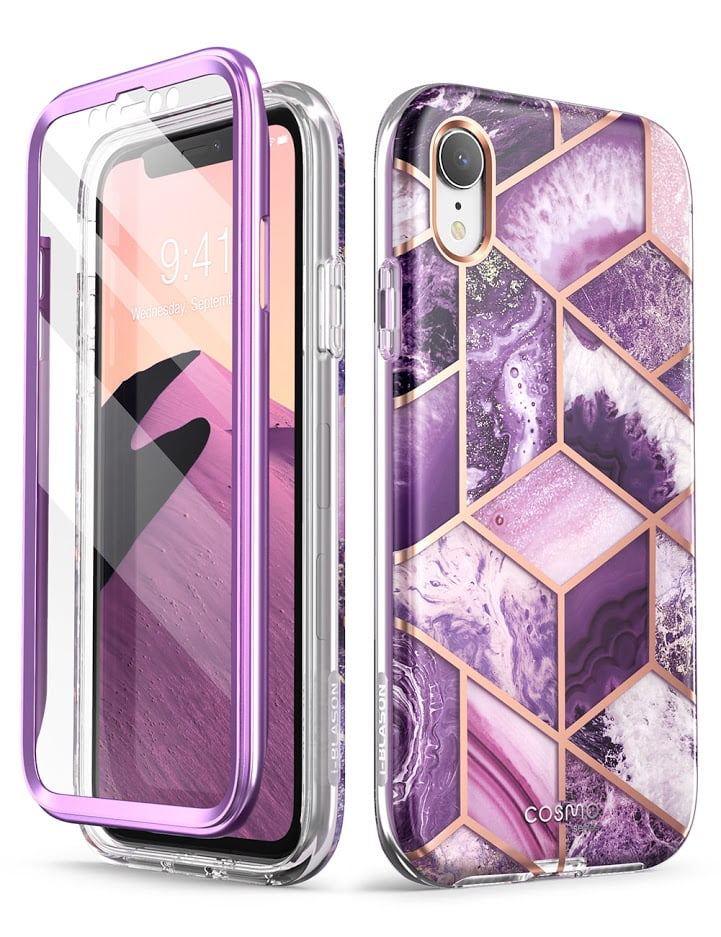 iPhone XR Case, [Scratch Resistant] iBlason [Cosmo] FullBody Bling