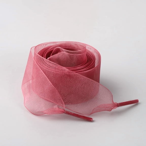 XmhyTop-A 2 Pairs Ribbon Shoe Laces,120*2.3cm Fashion Decorative Sneaker Laces for Shoes,S20