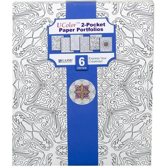 C-Line UColor Letter Pocket Folder