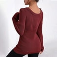 thumbnail image 5 of XuJwPNcy Women's Sweaters Casual Baggy Long Sleeve Wrap V Neck Sweater Tops Fall Solid Loose Knit Shirts, 5 of 5