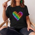 thumbnail image 1 of Fankiway T-Shirt Décontracté à Manches Courtes et Col Rond Imprimé Mode Carnaval pour Femmes, 1 of 4