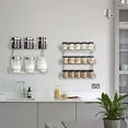 thumbnail image 3 of Adjustable Wall Mount Spice Rack, 6-Tier Dual-use (Multi-use) Organizer, Silver, 3 of 4