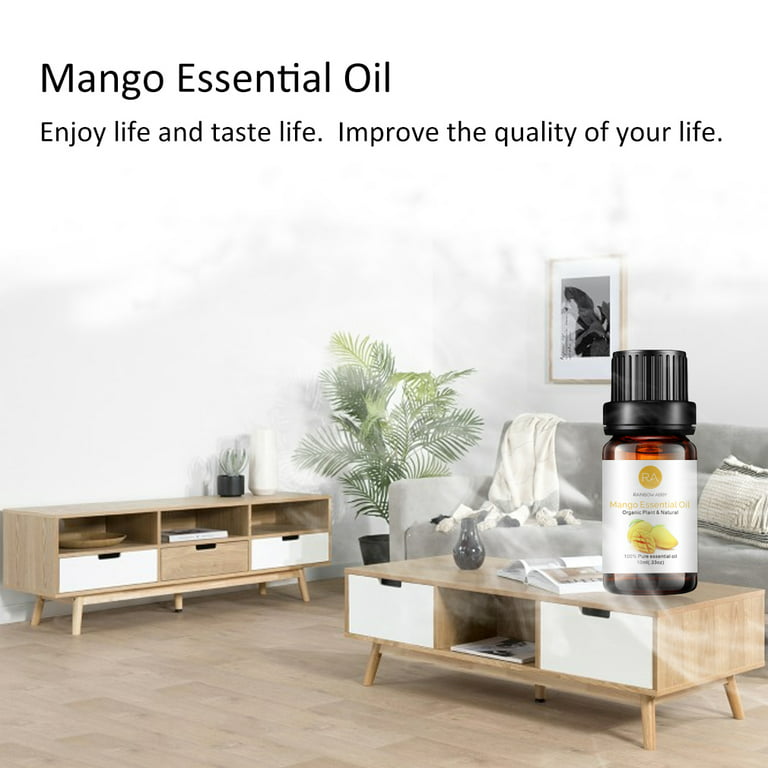 Good Essential – Professional Mango Fragrance Oil 10ml for Diffuser,  Candles, Soaps, Lotions, Perfume 0.33 fl oz