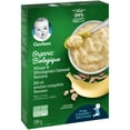 thumbnail image 4 of GERBER Biologique Blé Et Avoine Entière Banane Cér. Pour Bébés, 4 of 7