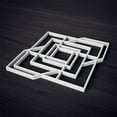 thumbnail image 4 of Ekena Millwork 7 3/8"W x 7 3/8"H x 3/8"T Extra Small Norwood Decorative Fretwork Wall Panels in Architectural Grade PVC, 4 of 9