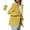 Yellow, variant on Inleife Women Black Portable Waterproof Jackets Raincoat Rain Jacket Packaway Rain Coats with Hoodie