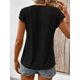 thumbnail image 2 of Camisetas Bliwov para mujer, paquete de 3, cuello en V y manga corta, 2 of 6