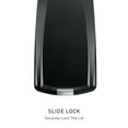 thumbnail image 4 of Simplehuman 40 Liter / 10.6 Gallon Slim Kitchen Step Trash Can With Secure Slide Lock, Black Plastic, 4 of 7