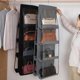 thumbnail image 4 of Bolso de mano para almacenamiento de objetos, cubierta a prueba de polvo para puerta detrás de la bolsa, estante colgante, organizador para dormitorio doméstico, 4 of 4