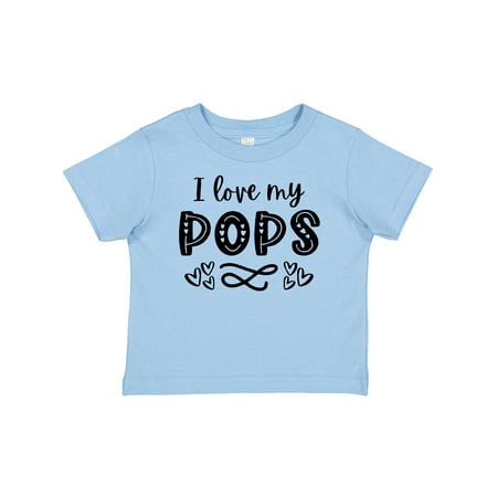 

Inktastic I Love My Pops with Hearts Gift Baby Boy or Baby Girl T-Shirt