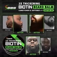 thumbnail image 2 of Bálsamo para barba y cera para bigotes, espesante con biotina, 2 veces - BBS, 2 of 6