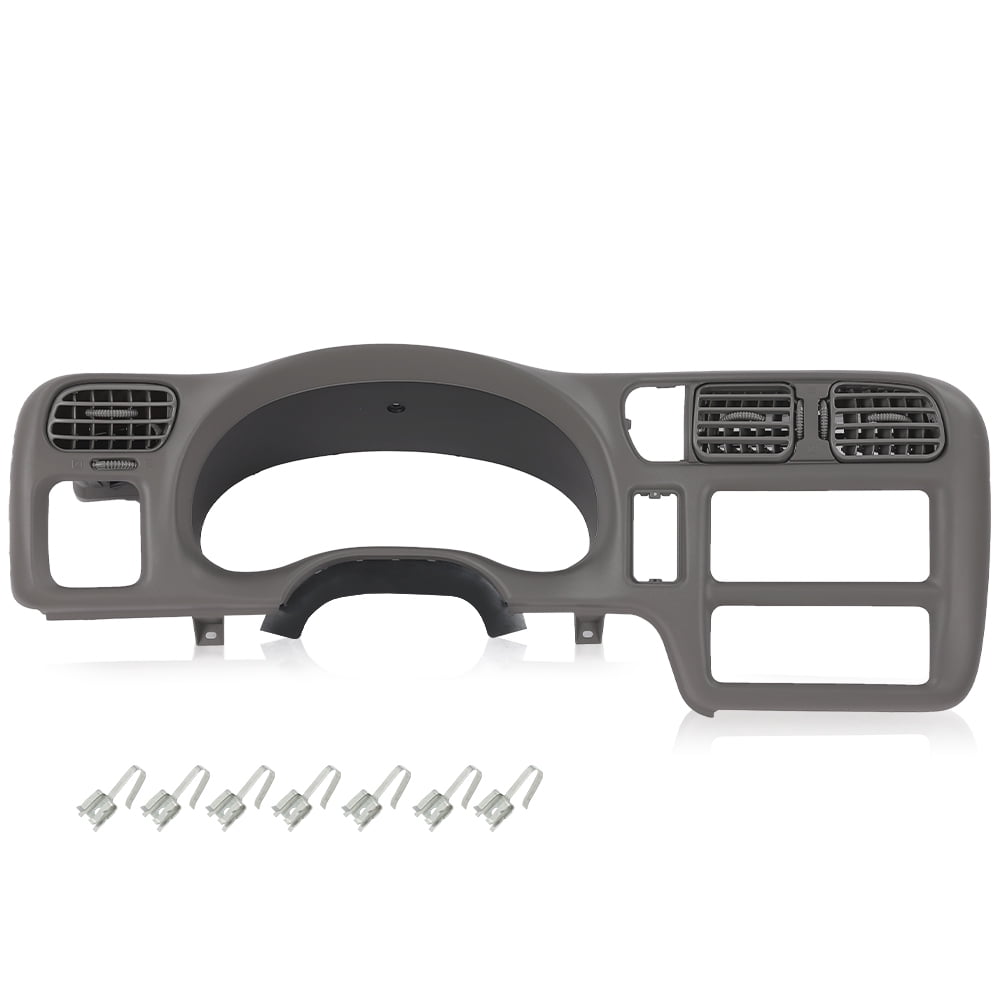 PIT66 Dash Board Bezel Replace Gray Fit for Blazer Jimmy Sonoma S10 Bravada 1998-2004
