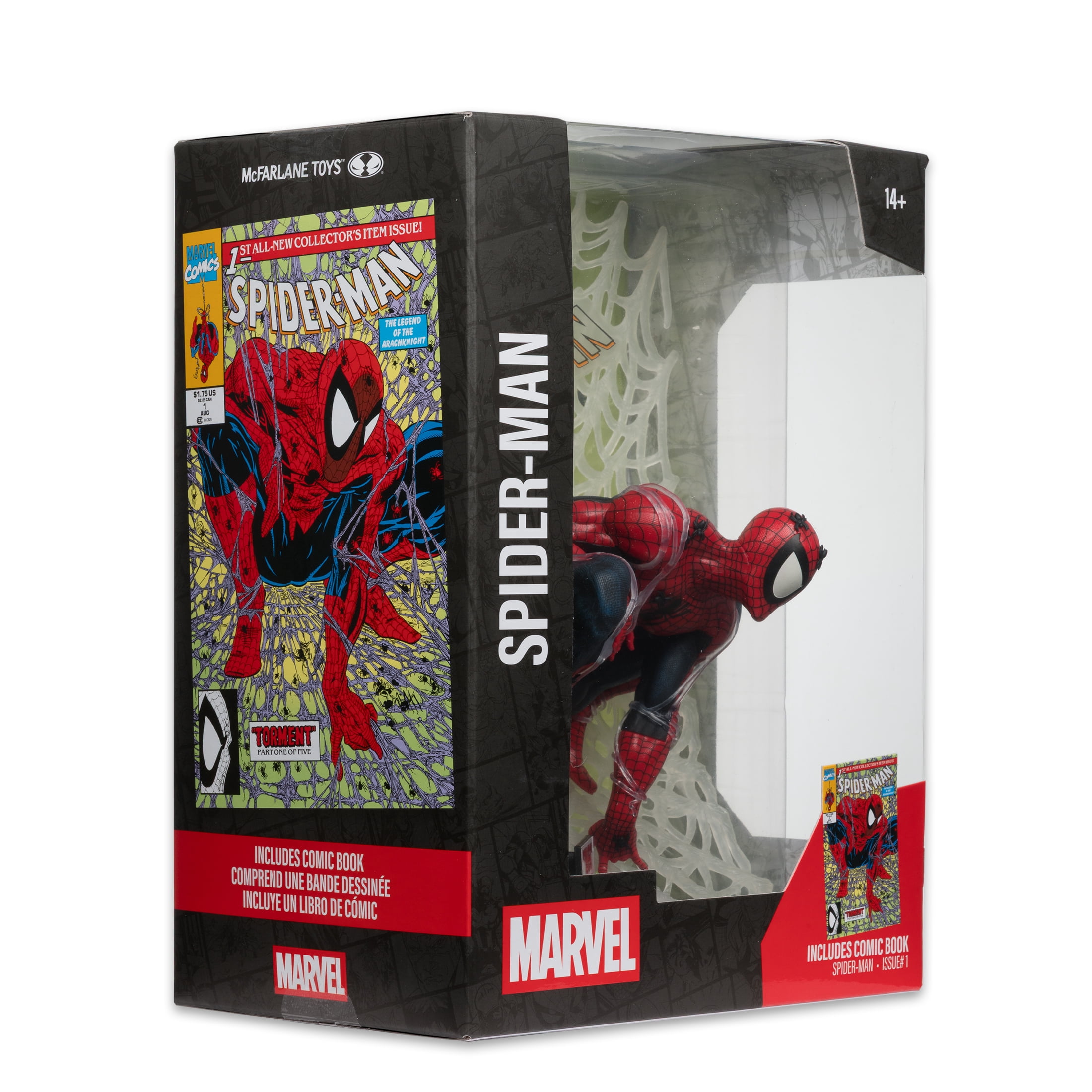 Marvel Spider-Man (Spider-Man #1) 1:6th Scale Collectible w/ Scene - McFarlane Toys