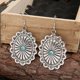 thumbnail image 4 of Xiao Hua Pendientes colgantes de estilo retro, nuevos y únicos, para mujer, estilo étnico bohemio vintage (plateados)., 4 of 4