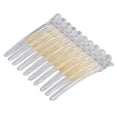 thumbnail image 1 of 10 pinzas para el cuidado del cabello de acero inoxidable para peluquería (blanco) Tmvgtek cuidado belleza, 1 of 7