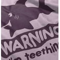 thumbnail image 4 of Warning I'm Teething Funny Shark Toddler Boy Girl T Shirt Infant Toddler Brisco Brands 18M, 4 of 5