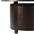 thumbnail image 6 of Aluminum 44-in Round Propane Fire Table with Beads, Covers and Lid, 6 of 9