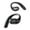 Black, variant on Open Ear Sport Headphones, Soft Silicone Wireless Bone Conduction Earphones, Powerful Bass, 10H Lasting, Multipoint Capable, Quick Charge, Built-in 32GB MP3(Black)