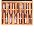 thumbnail image 4 of 12PCS Wood Carving Tools CRV Blade Wooden Handle Engraving Chisel Set for DIY Handicrafts, 4 of 23