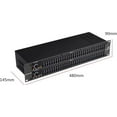 thumbnail image 2 of 31-Band Stereo Graphic Equalizer, Audio Stereo Graphic Equalizer, Dual Channel Professional DJ Equalizer with Low/mid/treble Independent Adjustment and LED Light Display, for Home Audio, 2 of 8