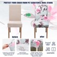 thumbnail image 2 of Dining Chair Covers, Chair Covers for Dining Room, Stretch Chair Covers, Parsons Chair Slipcover, Room Kitchen Chair Protector Cover, Removable, Washable, Universal Size, 2 of 6
