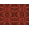 thumbnail image 1 of Ahgly Company Machine Washable Indoor Rectangle Transitional Cranberry Red Area Rugs, 5' x 7', 1 of 7