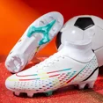 thumbnail image 2 of Zapatos de fútbol para hombres al aire libre, zapatillas de entrenamiento de tobillo, tacos deportivos ultraligeros, profesionales, suaves, 2 of 5