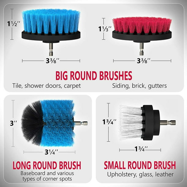 Large round cheap cleaning brushes