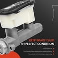 thumbnail image 3 of A-Premium Brake Master Cylinder Compatible with Chevy, Cadillac, Dodge and GMC Vehicles - C1500, C2500, K1500, K2500, Escalade, Ram 1500, Tahoe, Yukon - Replaces 18021273, 18029967, 4778450, M390259, 3 of 8
