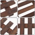 thumbnail image 4 of WRITWAA Wooden Wall Planter Ladder Set, Coffee Wood Plant Holder for Indoor and Outdoor Decor, 4 of 8