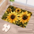 thumbnail image 5 of Sunflower Polyester Non-Slip Machine Washable Indoor Mat Office Mat Kitchen Rugs, 5 of 6