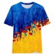 thumbnail image 4 of Fiudx Camisetas para Mujer Blusa Holgada Estampada con Cuello Redondo Retro de Manga Corta a La Moda para Mujer, 4 of 7